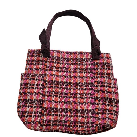 Vera Bradley Signature Cotton Hadley Tote Bag in Houndstooth Tweed - Picture 3 of 4